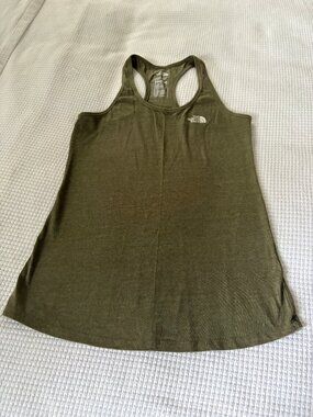 Green North Face Top